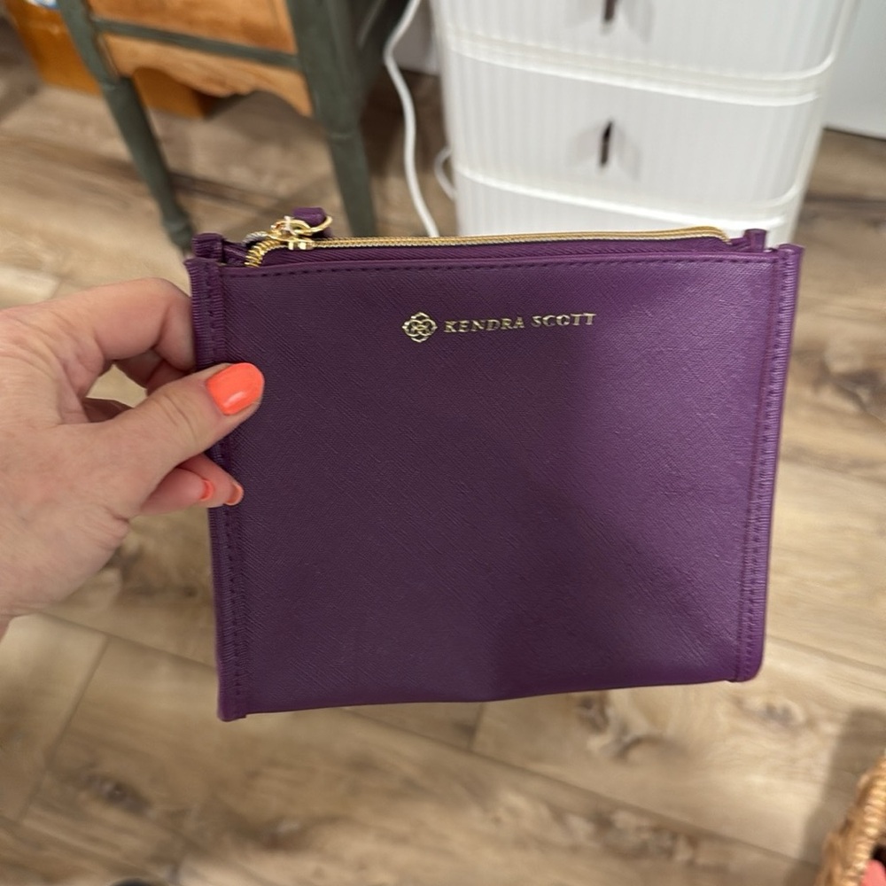 Kendra Scott Purple Clutch NWT